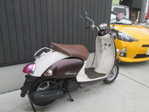 ヤマハ ビーノFI SA37J 人気の茶色！VINO セル1 実動車 