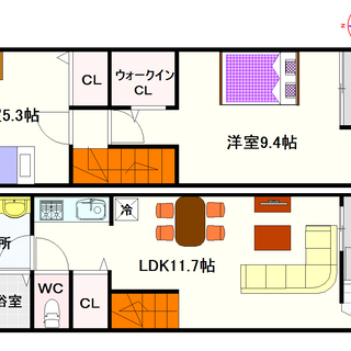 【オリーベンハウス】2号タイプ！2ＬＤＫタイプ！超超超人気物件！！！