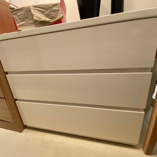 収納 チェスト ニトリ チェスト ニトリ 収納 白 ロータイプ 中古品