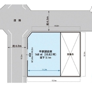 ★☆　倉庫　☆★ 　東大阪市高井田中　50.82坪　#倉庫　