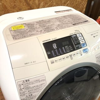 大特価品】HITACHI ドラム式洗濯乾燥機 BD-V3500L 13年製