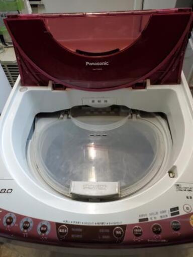 Panasonic パナソニック 8.0kg 全自動電気洗濯機 送風乾燥機能付き 型番 NA-FS80H5 2013年製