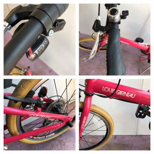 ⚫️⚫️ ⬛️⬛️⬛︎ルイガノ、5万円 、折り畳み自転車、8段変速