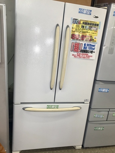 amana/570Ｌ冷凍冷蔵庫ディスペンサー付