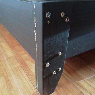 家具 ニトリ ダブルベッド Nスリープ 補修有り
