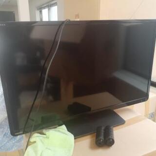 画面割れ　東芝　液晶カラーテレビ　32S8　リモコン無し