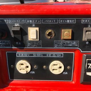 マキタW141 エンジン溶接、発電機 100V 稼働品