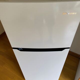 Hisense 冷蔵庫 120リットル ２ドア 2019年製 - 家電