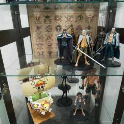 ONE PIECE フィギュア ガラスケース付き