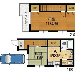 駐車場1台付き戸建♫駅までスグ♫新婚さんや単身の方に最適♫早い者...