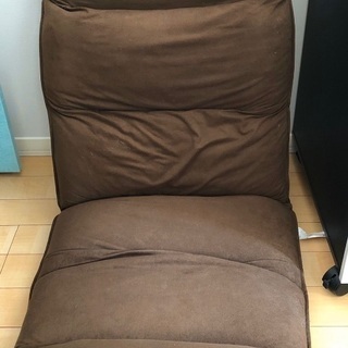【取引中】茶色の座椅子　1人掛け用　0円