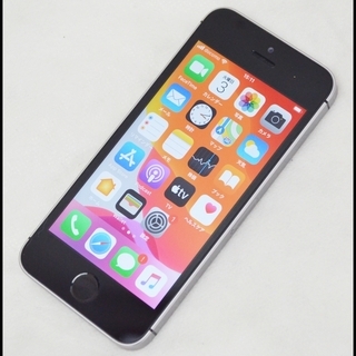 ジャンク 【SIMロックなし】 MLM62J/A iPhone SE 64GB スペースグレイ