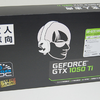新品未開封 玄人志向 グラフィックボード GF-GTX1050T...