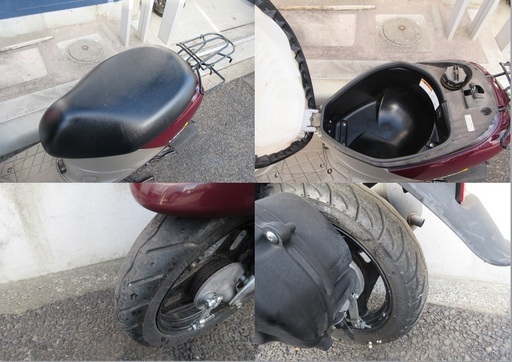 埼玉川口発！スズキ レッツ4バスケット ワインレッド 即引渡し可能！