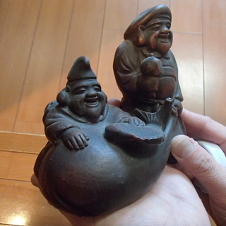 備前焼　骨董　骨董品　えびす　大黒