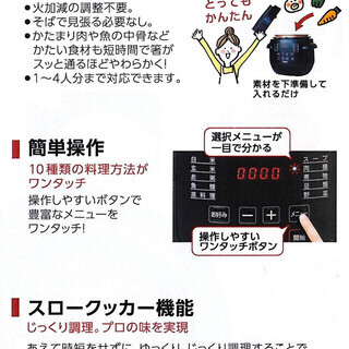 2020年 最新 ニューモデル TAISHI 電気圧力鍋 TPC-190 送料込 即納ＯＫ 売れてます! 新品