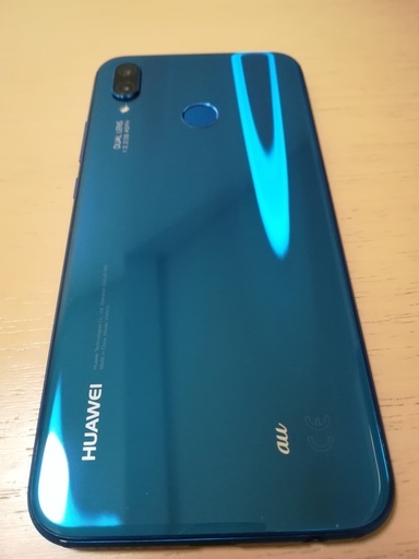 18000円　Huawei P20 lite　Klein Blue au系