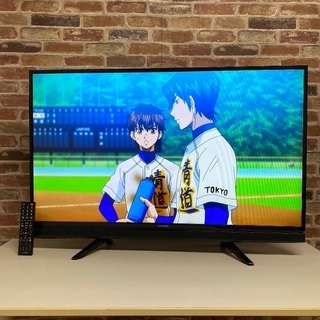 即日受渡❣️2年前購入。超薄型43型LEDフルハイビジョンテレビ