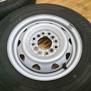 18年製 145R12 6PR 軽バン/軽トラ用 スチールホイール付き 夏