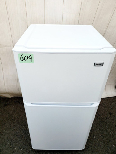 ①604番 Haier✨ 冷凍冷蔵庫❄️  JR-N106H‼️