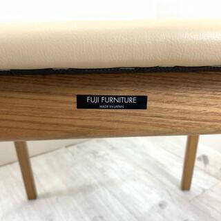 中古 美品 高級家具メーカー 富士ファニチア アームレスチェア ダイニングチェア 2脚セット 軽量 国産 椅子 3S235241