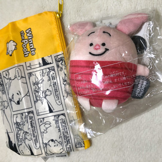 未使用品【ディズニー】プーさん、ピグレットグッズ