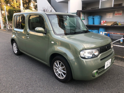 日産キューブ Cube Z12 オリーブ色 車検アリ Ponkichi 池尻大橋のキューブの中古車 ジモティー