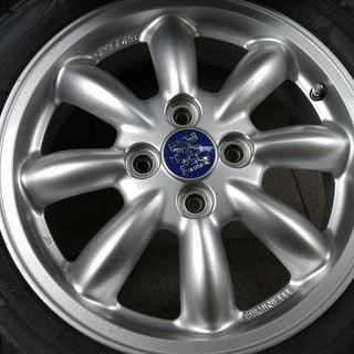 165/55R15スタッドレス　ダイハツ純正ミニライト15インチ　2018年製バリ山　