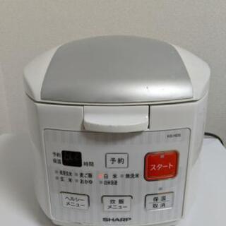 【SHARP】3合ジャー炊飯器 KS-HD5-W（ホワイト系）