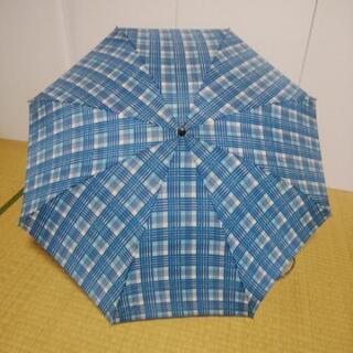 折りたたみ傘(01)青、白