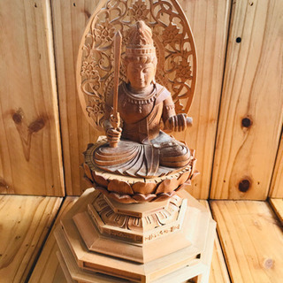 仏像 置物 木彫り