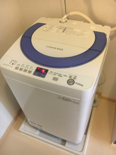 2014年製　SHARP洗濯機(7キロ)