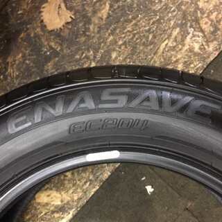 DUNLOP ENASAVE EC204 215/60R16 16インチ 夏タイヤ 4本 2019年製 バリ溝 エスティマ クラウン マークX等　(TB133) クレジットカード QR決済可能