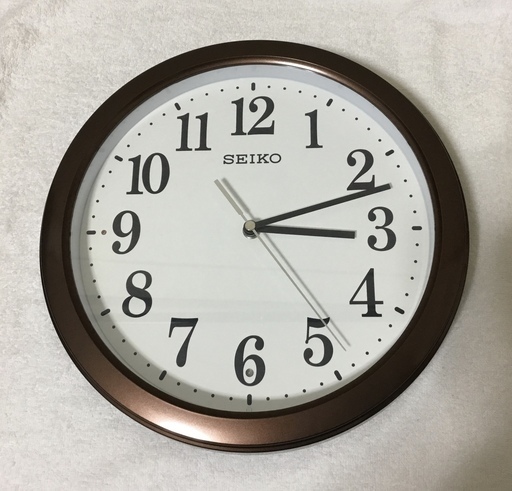＜超美品＞SEIKO セイコー 電波掛け時計・KX 379B