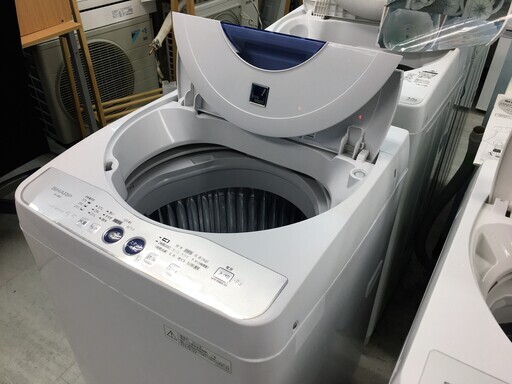 シャープ5.5K洗濯機　Ag＋イオンコート　分解クリーニング済み！！！
