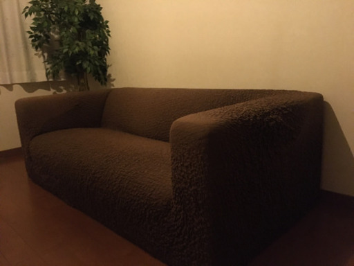 IKEA 2人掛けソファ－