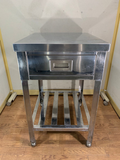 業務用　ステンレス　作業台　引き出し付き　W500xD600xH800m