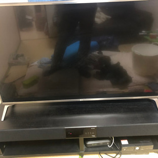 LG 49型テレビ＋テレビ台　49UJ6100-JB 2018