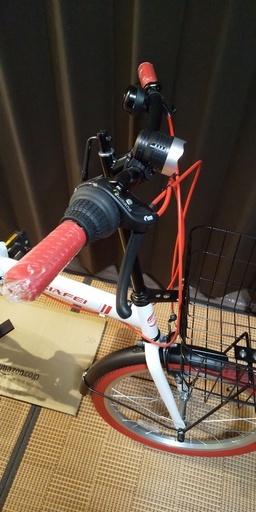 折りたたみ自転車 未使用 値下げ【未使用】コカ・コーラロゴ入