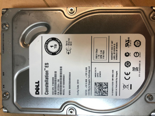 Wd1002fbys-18W8b1 Dell 1Tb 7200Rpm 3.5Inch Sata Hard Drive P/N: Wd100-