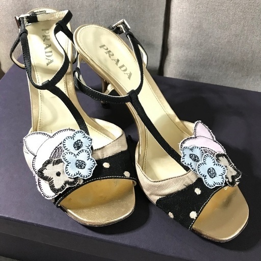 PRADA プラダ ミュール パンプス ヒール 23cm vimaseguridad.com