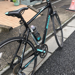 【引越しSALE📦】Bianchiビアンキ🚲　2万円　ローマ3 2015年モデル　黒✖️チェレステ