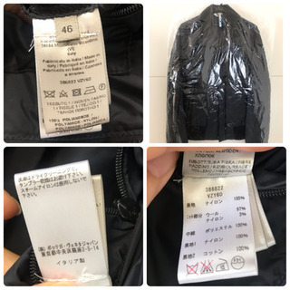 ボッテガヴェネタ メンズ 中綿ブルゾン 黒 アウターBOTTEGA VENETA