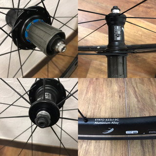 美品 FULCRUM フルクラム FC4RACING ロード用700Cホイール前後セット