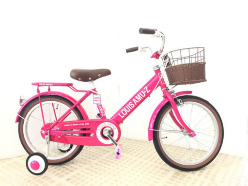 (17) 18インチ 子供用 補助輪付き 自転車 LYY9030139 新品未使用品▲