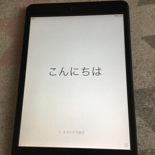 iPad mini 16GB wi-fiモデル ブラック&スレー...