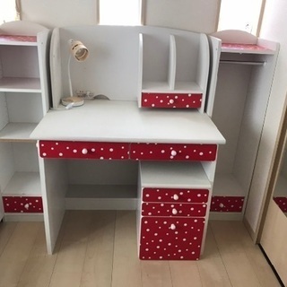 可愛い 勉強机セット 姉やん 小作のその他の中古あげます 譲ります ジモティーで不用品の処分