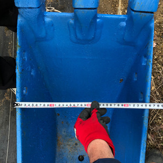 ユンボ、細バケット、軸49ミリ位