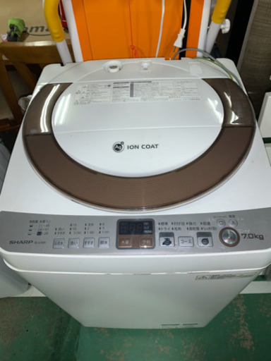 SHARP シャープ 洗濯機 7kg 2013年製 ES-A70E9 - 生活家電
