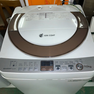 SHARP シャープ 洗濯機 7kg 2013年製 ES-A70E9 
